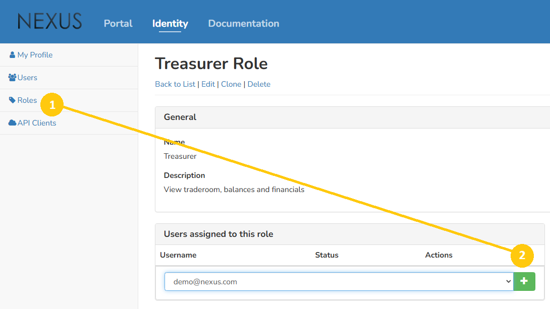 Overview of created client